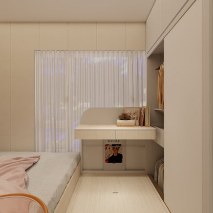 地台床連衣櫃組合 Platform bed integrated with set of storage_6