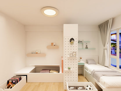 A-Girl-And-Boy-Shared-Bedroom (Made-to-order only)