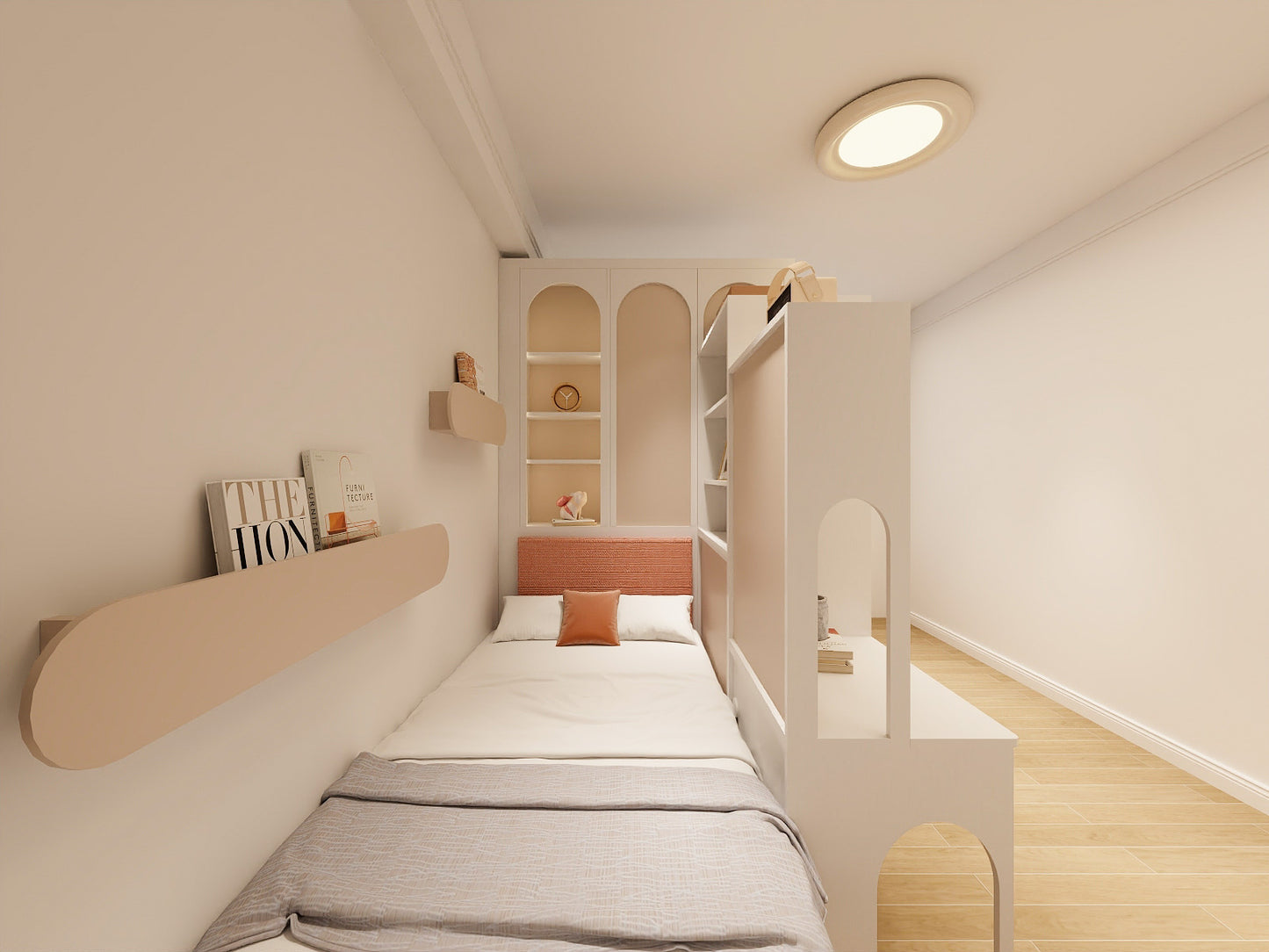 A-Girl-And-Boy-Shared-Bedroom (Made-to-order only)